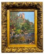 ALPHONSE GERMAIN THILL (French 1873-1925) OIl on Panel