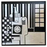 GEORGES LEVEQUE (French B. 1919) Oil on Canvas