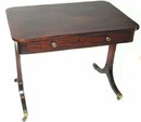 Regency Inlaid Mahogany Library Table Circa 1810